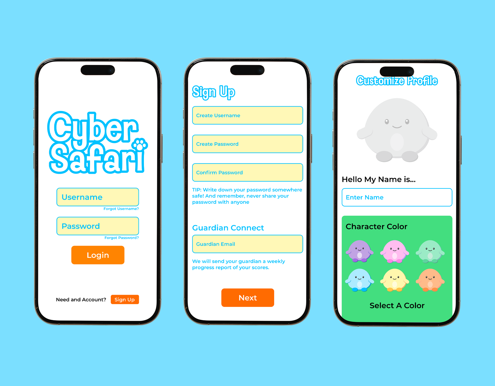 Cyber Safari OnBoarding and Login