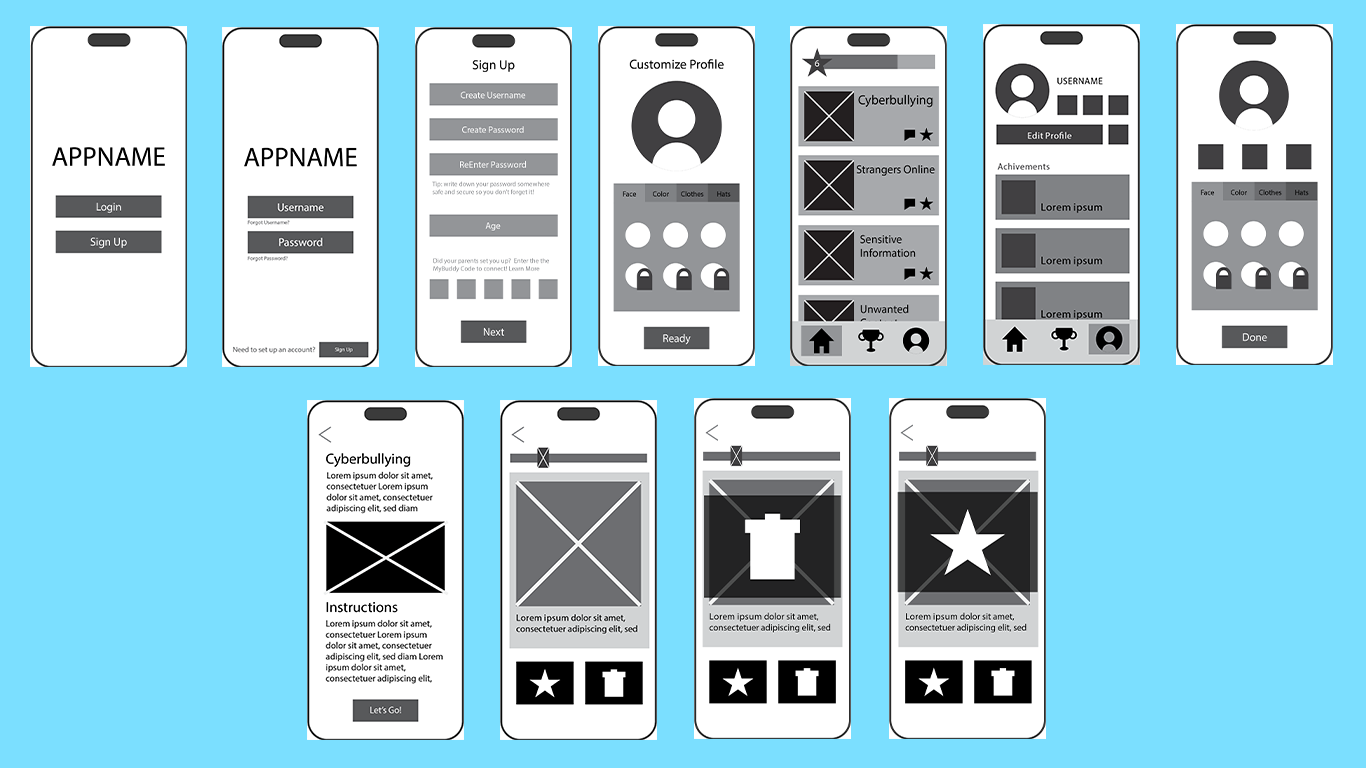 Cyber Safari Low-fidelity Prototype